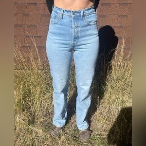 Levi's 501 Light Blue High Rise Women's Jeans